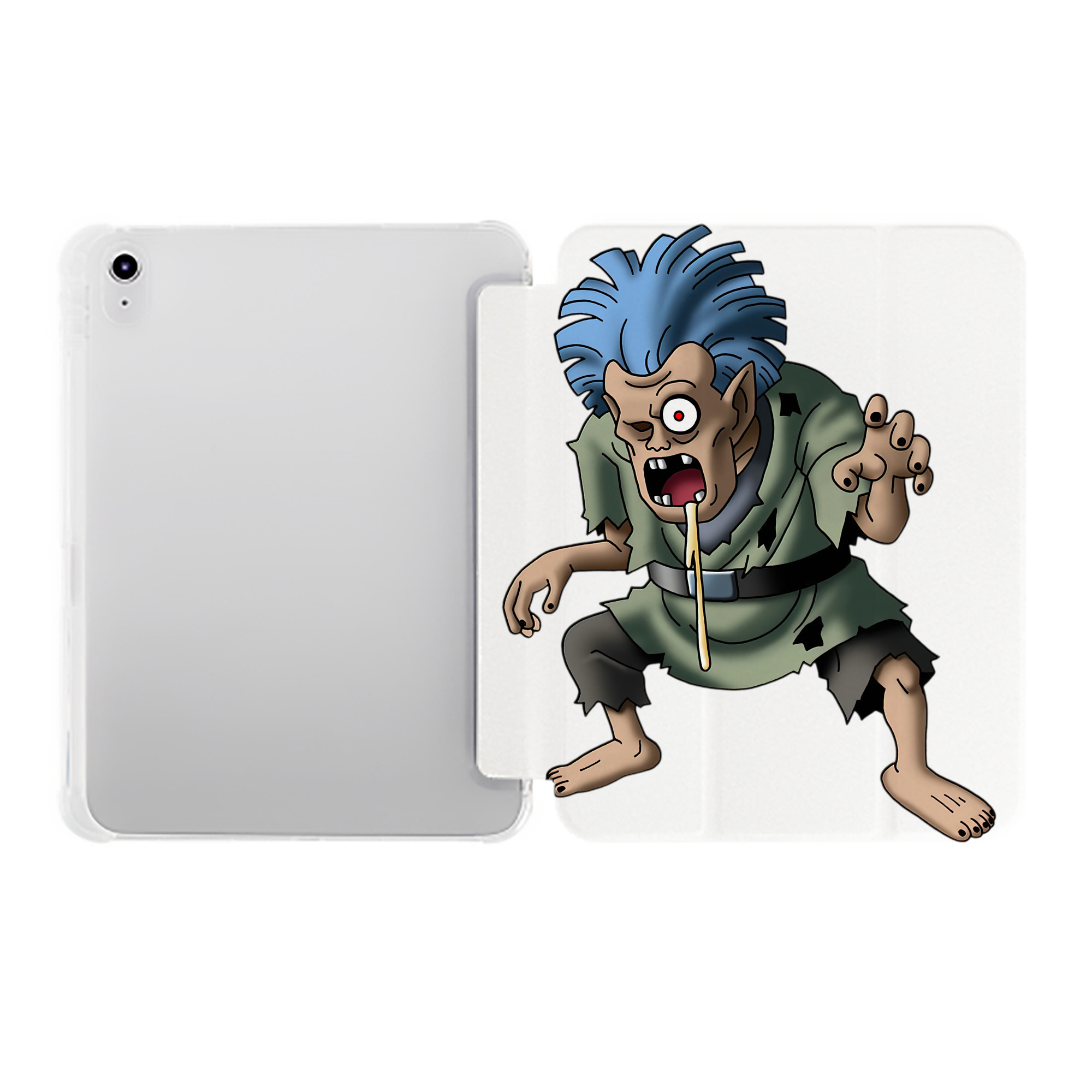 （画像用） ドラゴンクエスト Doragon Kuesuto Dragon Quest IPad ケース ペン収納付き 三つ折りスタンド PUレザー×シリコン 対応機種9.5/10.5/10.9インチ